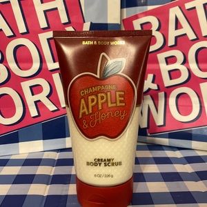 Champagne Apple and Honey Creamy Body Scrub Bath and Bodyworks, NEW hard to find